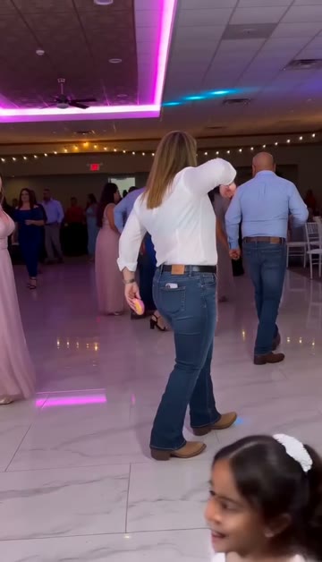 Dances away